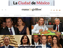 Tablet Screenshot of cunadegrillos.com